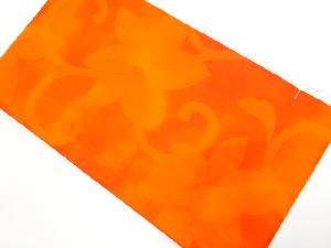 未使用品　花唐草模様織出し袋帯